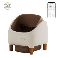 Eco Pet Supply DRH Self-Cleaning Litter Box Mini – Smart Automatic Cat Litter Box with Odor Control and Easy Maintenance
