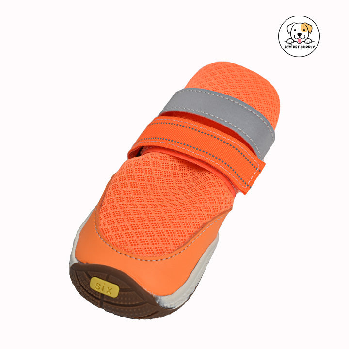 Eco Pet Supply Dog Shoes for Pet Dog With Nonslip Breathable orange