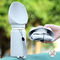 Eco Pet Supply Outdoor Portable Water Cup for Walking – Leak-Proof, Collapsible Pet Water Bottle with Built-In Bowl – Ideal for Hiking, Travel, and Daily Walks