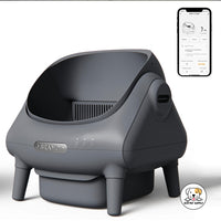 Eco Pet Supply Smart Self-Cleaning Cat Litter Box Brown