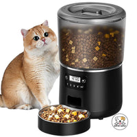 Eco Pet Supply Automatic Pet Feeder 4L Capacity Black