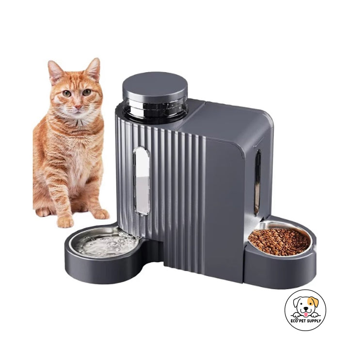 Eco Pet Supply Large Capacity Automatic Gravity Cat Feeder