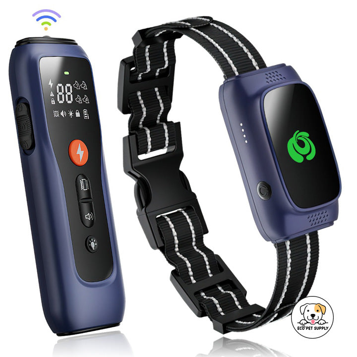Eco Pet Supply Pet Training Anti Bark Dog Collar with Wrist Strap