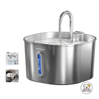 Eco Pet Supply 2.2L Ultra Quiet Pet Water Fountain – BPA-Free Automatic Water Dispenser for Cats & Dogs – 3 Flow Modes & 5-Level Filtration