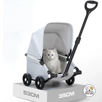 Eco Pet Supply Lightweight Foldable Double Pet Stroller