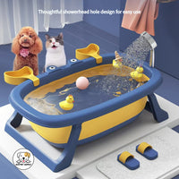 Eco Pet Supply Folding Crab Shaped Pet Cleaning Bathtub