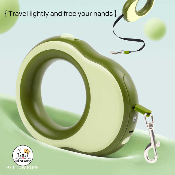 Eco Pet Supply LED Dog Leash – Light-Up Night Walking Essential