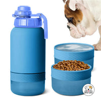 Eco Pet Supply Dog Travel Water Bottle – Portable Leak-Proof Pet Water Dispenser with Foldable Bowl