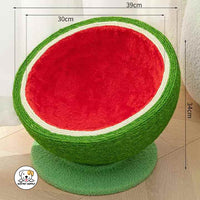 Eco Pet Supply Watermelon Natural Sisal Cat Scratcher Bed