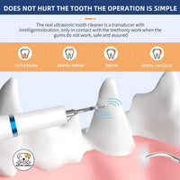 Eco Pet Supply Ultrasonic Dog Teeth Cleaning Kit – Professional Dental Care Tool for Dogs and Cats – Plaque and Tartar Remover with LED Light