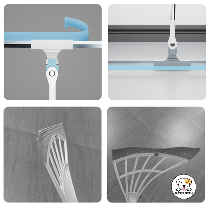 Eco Pet Supply Detachable Soft Silicone Telescopic Cleaning Wiper