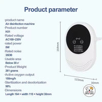 Eco Pet Supply Pet Odor Eliminator Air Ozone Generator