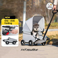 Eco Pet Supply Lightweight Foldable Double Pet Stroller