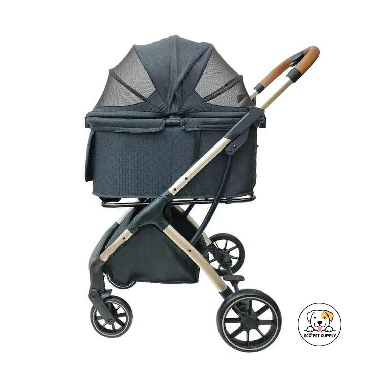 Eco Pet Supply Pet Folding stroller Gray