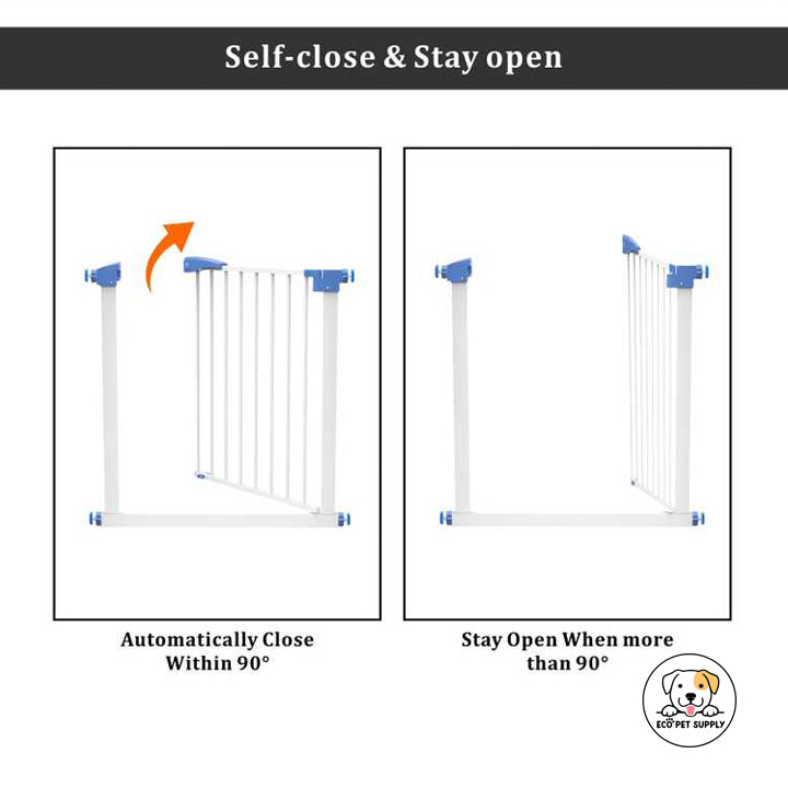 Eco Pet Supply Adjustable Durable Metal Security Gate
