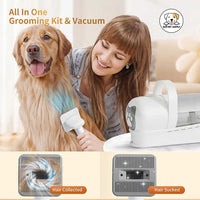 Eco Pet Supply High-Power 3400W Dual-Motor Pet Hair Dryer Vacuum – Adjustable Speed & Temperature, Low Noise, Ideal for Dogs and Cats