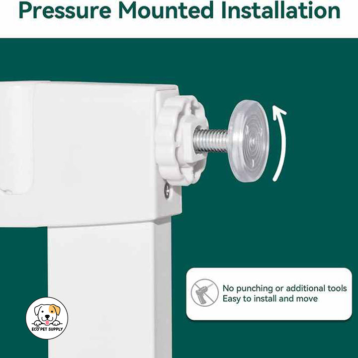 Eco Pet Supply Retractable Indoor Child & Pet Safety Gate