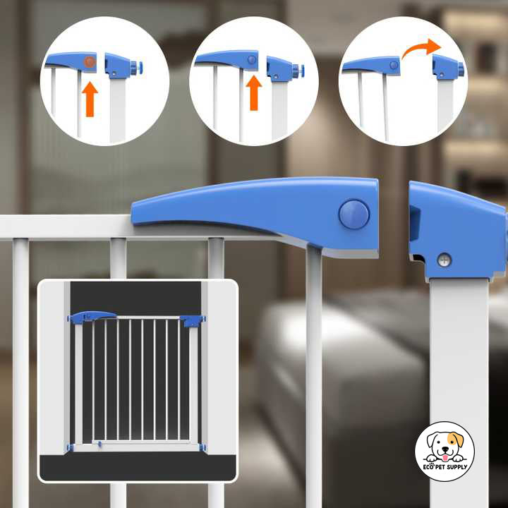 Eco Pet Supply Adjustable Durable Metal Security Gate