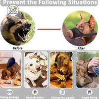 Eco Pet Supply Soft Nylon Muzzles Anti-Bite Dog Muzzle