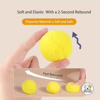 Eco Pet Supply 1 EVA Launcher + Interactive Tennis Balls Green