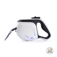 Eco Pet Supply LED Automatic Retractable Pet Leash – 3M/5M Lengths, Built-in Flashlight, LED Light Strip, Reflective Tape, Ergonomic Handle
