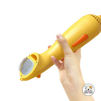 Eco Pet Supply 2‑In‑1 Pet Grooming Tool Yellow Duck