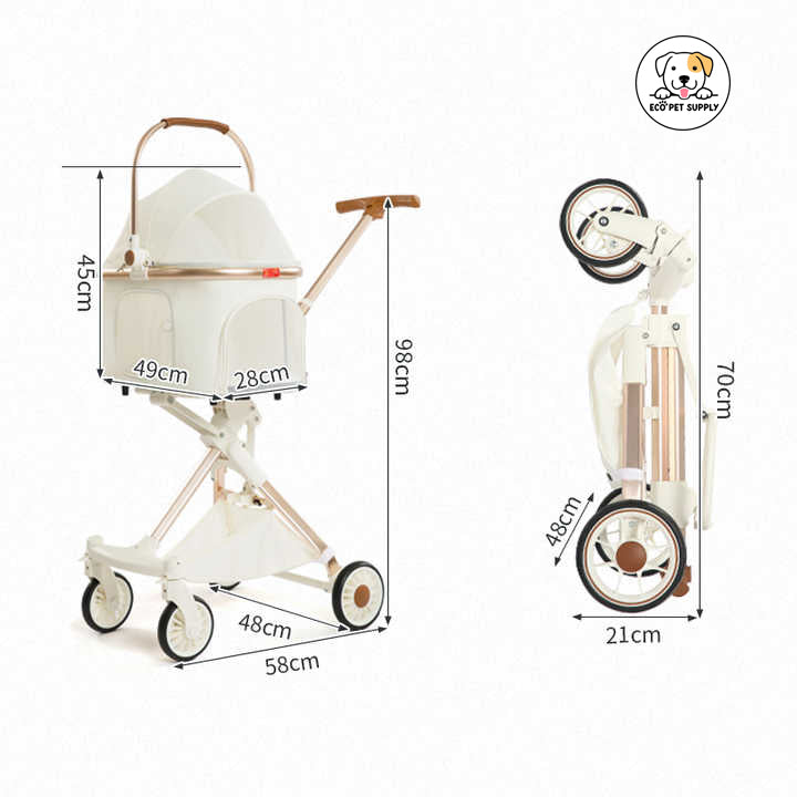 Eco Pet Supply Expandable Airline Pet Carrier