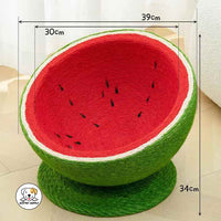 Eco Pet Supply Watermelon Natural Sisal Cat Scratcher Bed