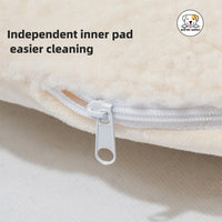 Eco Pet Supply Luxury Winter Warm Dog Bed with Non-Slip Bottom and Cozy Plush Interior for Small and Meduim Pets