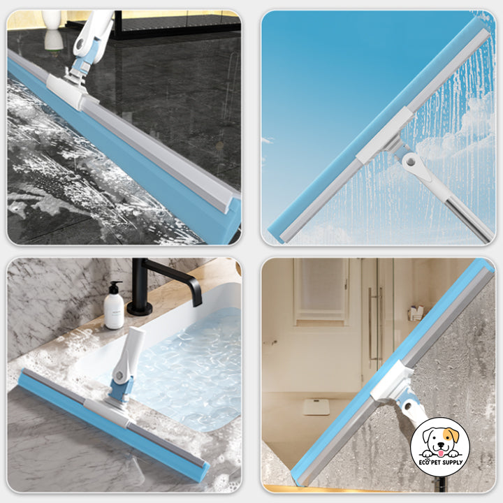 Eco Pet Supply Detachable Soft Silicone Telescopic Cleaning Wiper