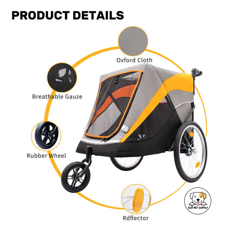 Eco Pet Supply Pet Dog Bicycle Basket – Safe & Stylish Front Carrier for Your Furry Friend