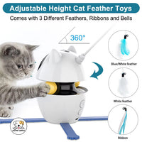 Eco Pet Supply Smart Electric Rolling Cat Toy – Automatic Interactive LED Play Ball for Energetic Indoor Cats