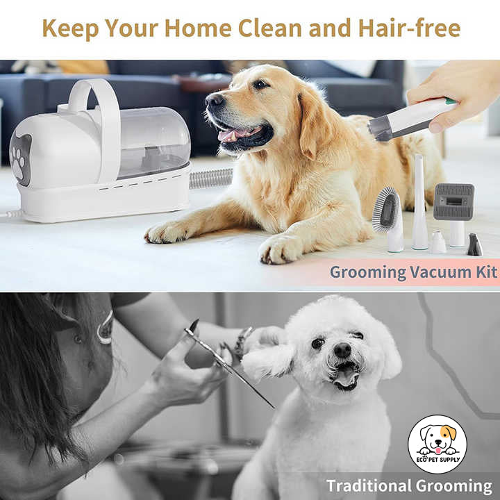 Eco Pet Supply High-Power 3400W Dual-Motor Pet Hair Dryer Vacuum – Adjustable Speed & Temperature, Low Noise, Ideal for Dogs and Cats