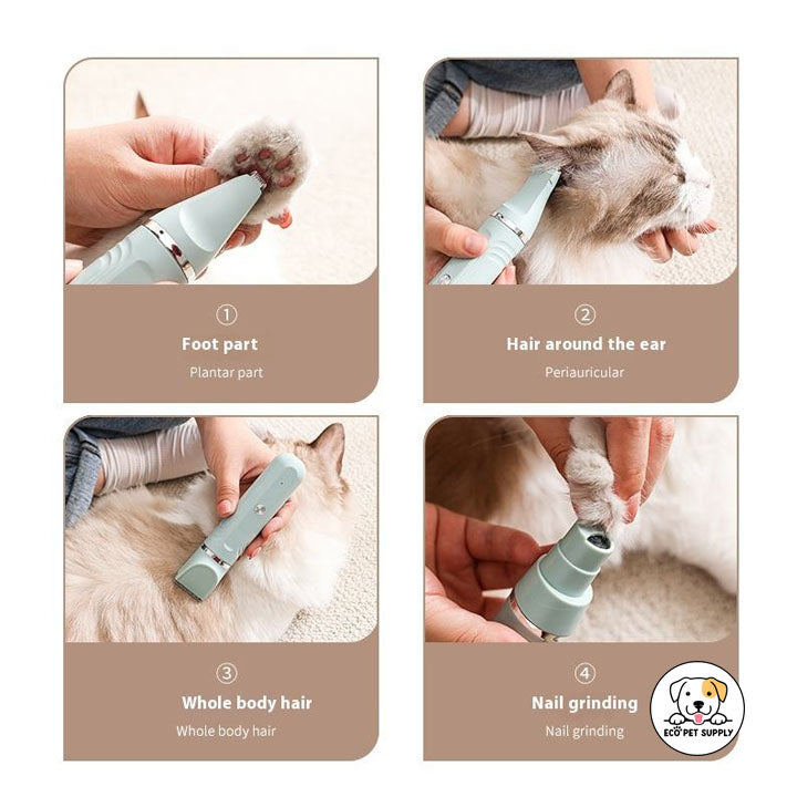 Eco Pet Supply Battery-Powered Pet Shaver Hair Trimmer