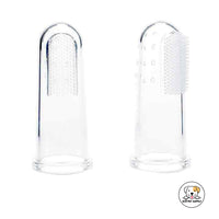 Eco Pet Supply Small Dog and Cat Toothbrush Trending Pet Finger Toothpaste Holder with Sustainable Plastic Silicone Materials