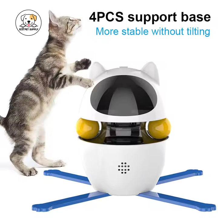 Eco Pet Supply Smart Electric Rolling Cat Toy – Automatic Interactive LED Play Ball for Energetic Indoor Cats