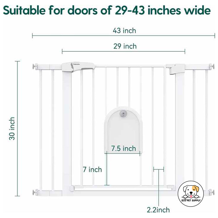 Eco Pet Supply Retractable Indoor Child & Pet Safety Gate