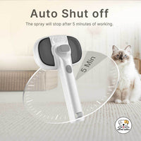 Eco Pet Supply Self-Cleaning Pet Hair Grooming Brush – Anti-Static, Water Spray Function, Ergonomic Design for Dogs and Cats