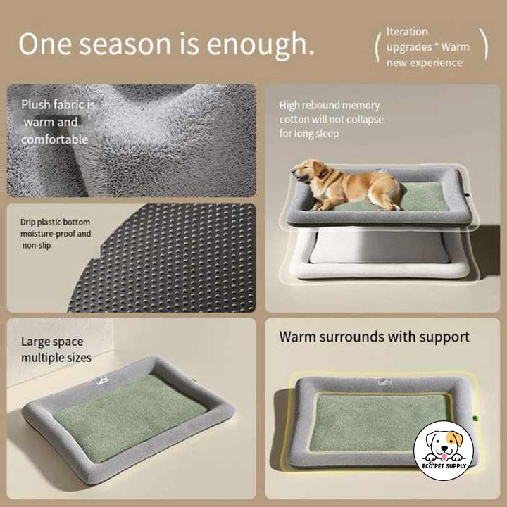 Eco Pet Supply Dog Bed Gray