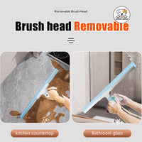 Eco Pet Supply Detachable Soft Silicone Telescopic Cleaning Wiper