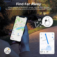 Eco Pet Supply Find My Smart Air Tag – Mini GPS Tracker for Keys, Wallets, Luggage & Pets – Compatible with iOS Find My Network