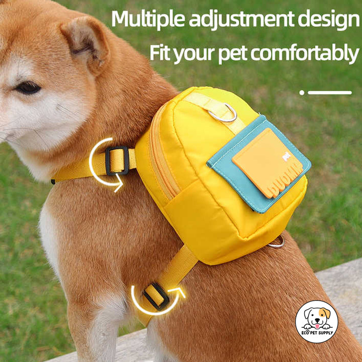 Eco Pet Supply Heavy-Duty Travel Outdoor Dog Leash backpack with bog bags
