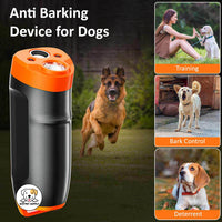 Eco Pet Supply DR01 Portable Ultrasonic Anti-Barking Device – Rechargeable, Handheld Dog Training Tool with LED Flashlight for Indoor & Outdoor Use