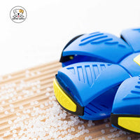 Eco Pet Supply Interactive UFO Dog Toy – Durable Plastic Design with Engaging Lights and Sounds for Active Play and Mental Stimulation