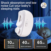 Eco Pet Supply Smart Automatic Pedicure Finger Nail Trimmer – Rechargeable Electric Nail Clipper with LED Light for Safe, Painless Grooming – Ideal for Adults and Children