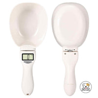 Eco Pet Supply 800g/250ml High Precision Multifunctional Handheld Digital Pet Food Scale – Electronic Measuring Spoon for Cats & Dogs – LCD Display, Tare Function, Auto Power-Off