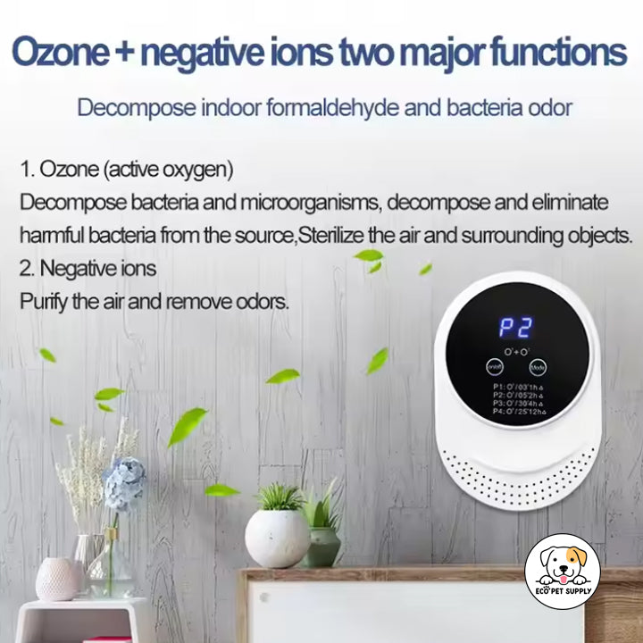Eco Pet Supply Pet Odor Eliminator Air Ozone Generator