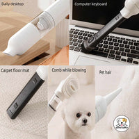 Eco Pet Supply Pet Groom Cat Hair Cleaning Suction Vacuum – Portable Handheld Pet Hair Remover for Clothes, Sofas, and Carpets