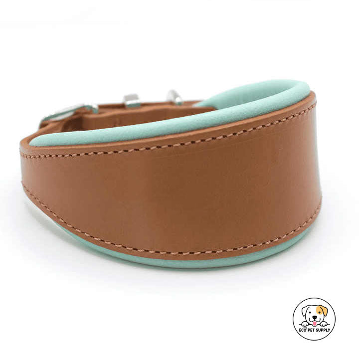Eco Pet Supply Vegan Leather Genuine Leather Dog Collar With Comfort Lining