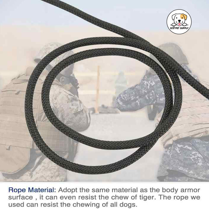 Eco Pet Supply TPR Dog Chew Toy with Durable Rope – Interactive Durable Dog Toy for Teeth Cleaning and Play